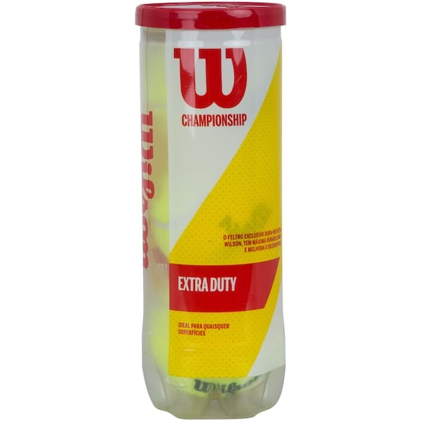 Bola de Tênis Wilson Championship Extra Duty - 3 Unidades