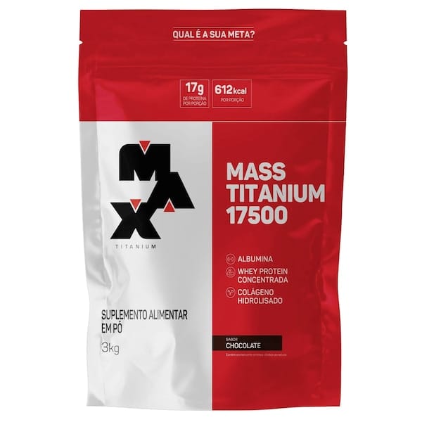 Whey Protein Max Titanium Mass 17500 - 3Kg