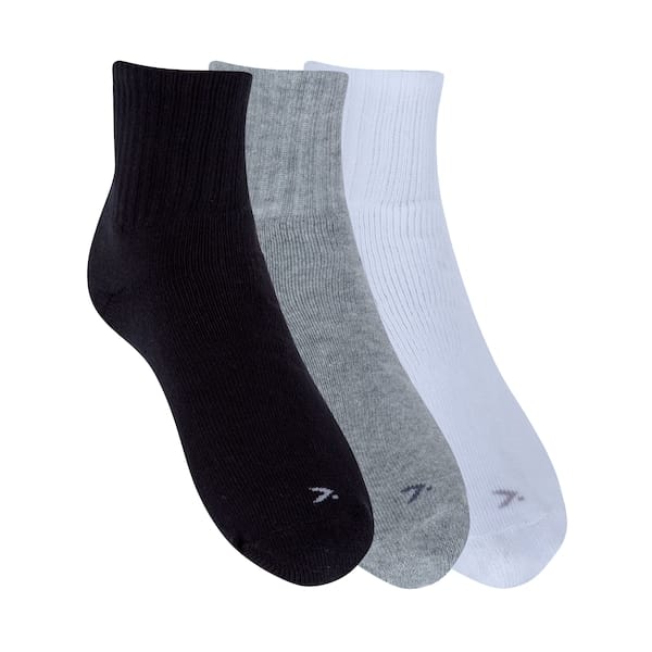 Kit 3 Pares de Meias Atoalhadas Cano Médio Tamanho 34 - 38 Casual Oxer Adulto