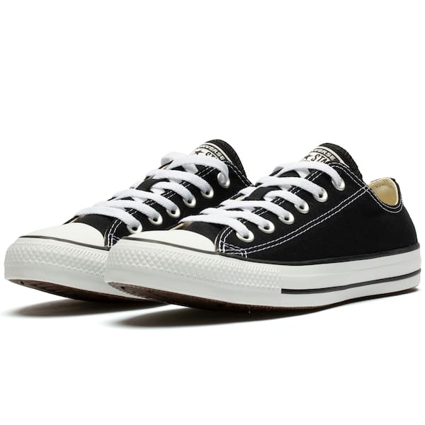 Vista 2 Tênis Converse All Star CT AS Core OX CT0001 - Unissex Converse PRETO/BRANCO