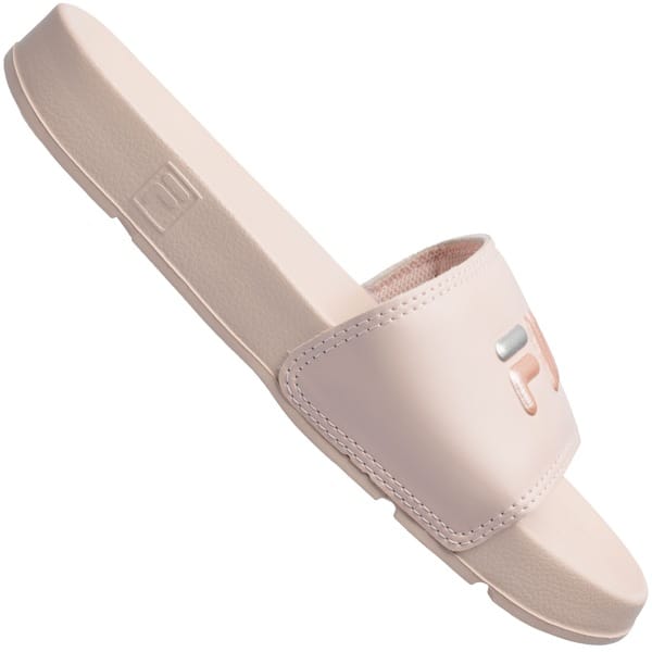 Vista 2 Chinelo Fila Drifter Basic - Slide - Feminino Fila BRANCO/AZUL ESC