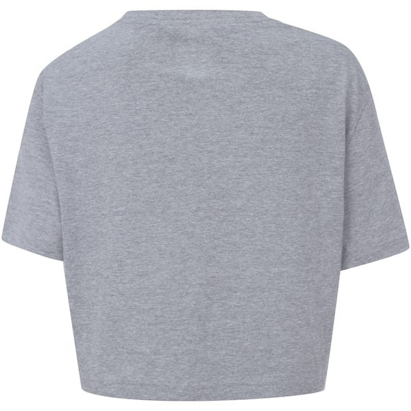 Vista 2 Blusa Cropped Nike Tee Sportswear Essential - Feminina Nike CINZA/PRETO