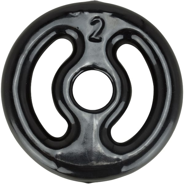 Vista 2 Anilha Ahead Emborrachada - 2Kg AHEAD PRETO