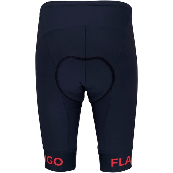 Vista 2 Bermuda de Ciclismo Barbedo Flamengo Raça - Adulto Barbedo PRETO/VERMELHO