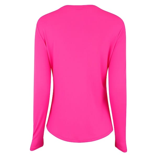 Vista 2 Camiseta Feminina Speedo Manga Longa UV 50 Speedo ROSA