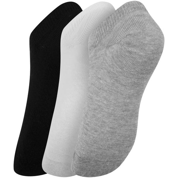 Vista 2 Kit 6 Pares de Meias No Show Soft Invisível ASICS Adulto ASICS PRETO/BRANCO