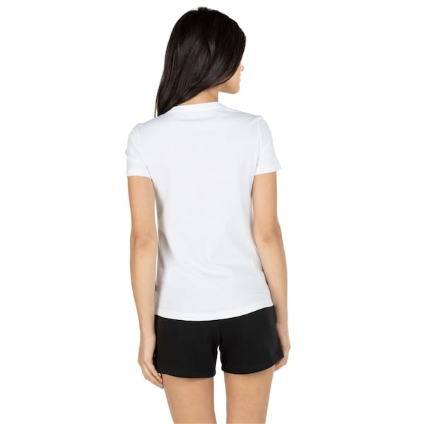 Vista 2 Camiseta Puma Manga Curta Essentials Small Logo - Feminina Puma BRANCO
