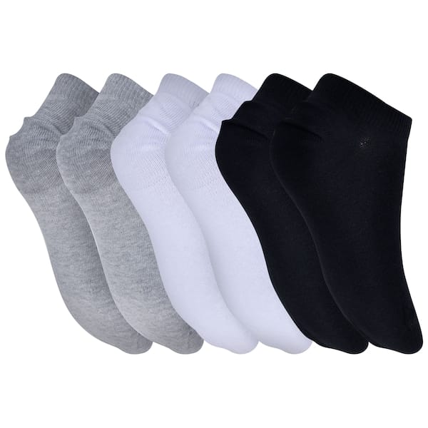 Vista 2 Kit de Meia Asics No Show Soft - Adulto - 3 Pares - 39 a 43 ASICS PRETO/BRANCO