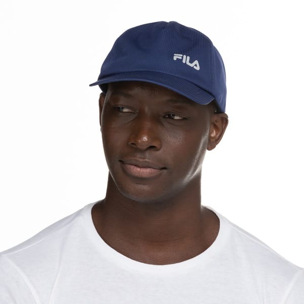 Vista 2 Boné Aba Curva Fila Running - Strapback - Adulto Fila AZUL ESCURO