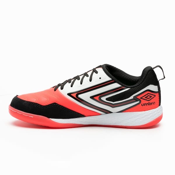 Vista 2 Chuteira Futsal Umbro Pro 5 Bump - Adulto Umbro CORAL/BRANCO