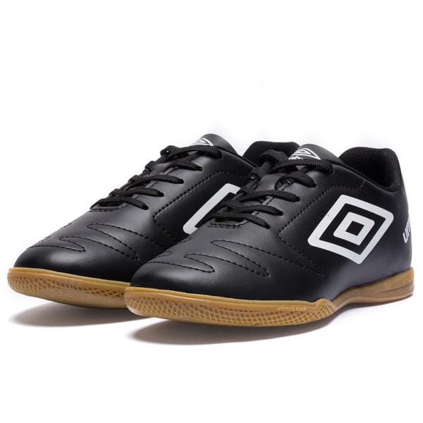 Vista 2 Chuteira Futsal Umbro Indoor Class 2.2 - Júnior Umbro PRETO/BRANCO