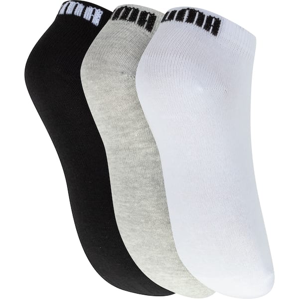 Vista 2 Kit de Meias Puma Sapatilha - Infantil Puma BRANCO/CINZA