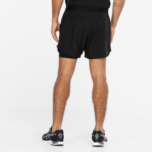 Vista 2 Short Masculino ASICS 5" 2 Em 1 Mesh Lateral ASICS PRETO