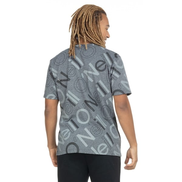 Vista 2 Camiseta O'neill Manga Curta Estampada 5495A - Masculina O'Neill CINZA ESC MESCLA