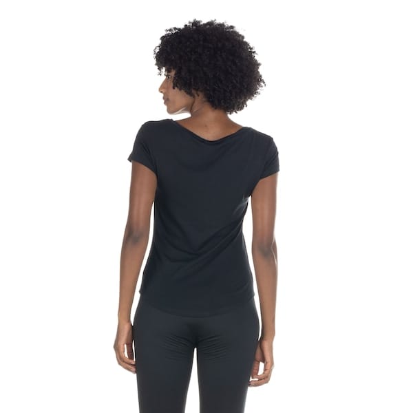 Vista 2 Camiseta Cava Tradicional Oxer Manga Curta Cord IV - Feminina Oxer PRETO