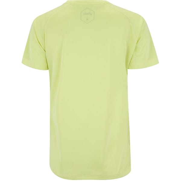 Vista 2 Camiseta ASICS Manga Curta Basic Logo Feminina ASICS AMARELO