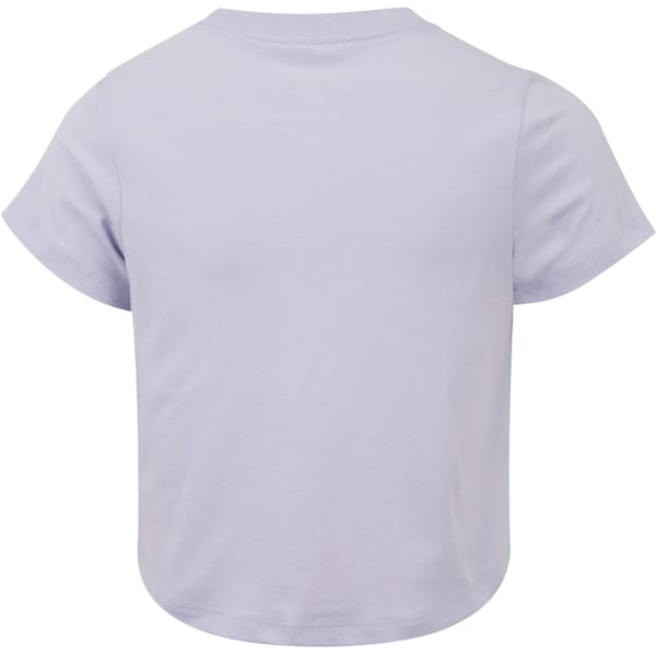 Vista 2 Blusa Infantil Manga Curta Cropped Nike Tee Sportswear Nike ROXO