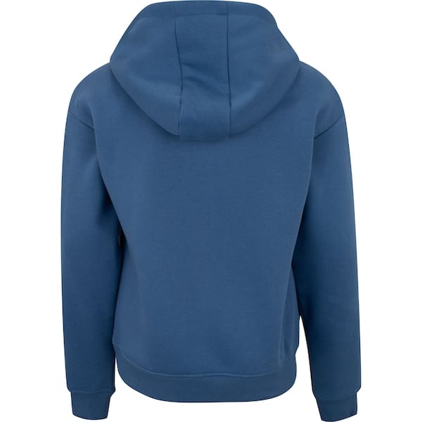 Vista 2 Blusa de Moletom Infantil ASICS com Capuz Canguru ASICS AZUL