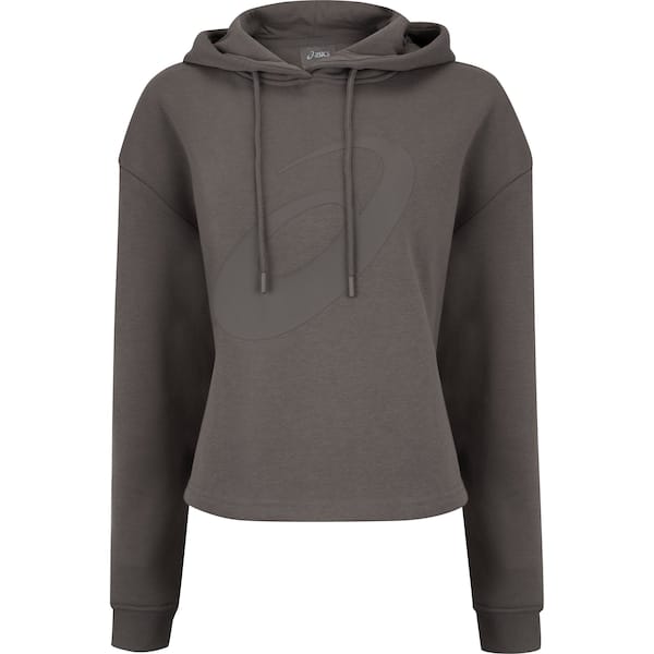 Blusa de Moletom Cropped Feminina ASICS com Capuz e Fleece