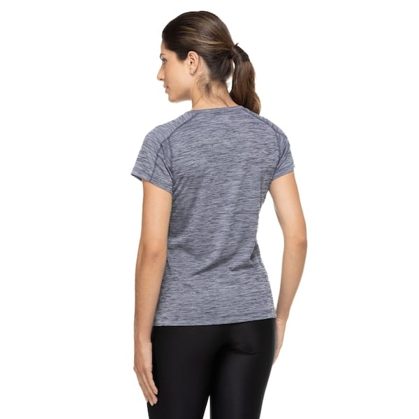 Vista 2 Camiseta Feminina Columbia Manga Curta Zero Rules Sleeve Columbia AZUL ESCURO