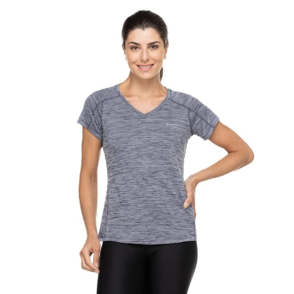 Camiseta Feminina Columbia Manga Curta Zero Rules Sleeve