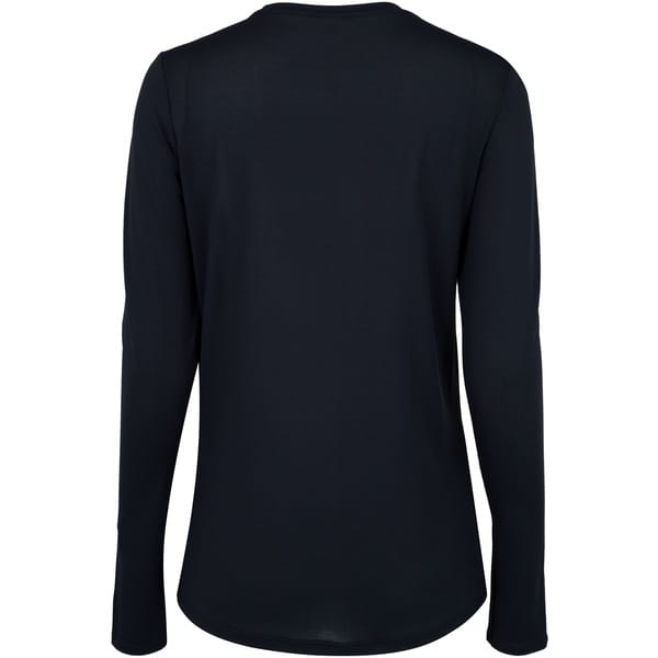 Vista 2 Camiseta Manga Longa Feminina Oxer Crepinho Jogging Oxer PRETO