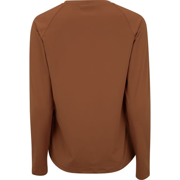 Vista 2 Camiseta Feminina Nord Manga Longa com Proteção Solar UV Nord Outdoor LARANJA