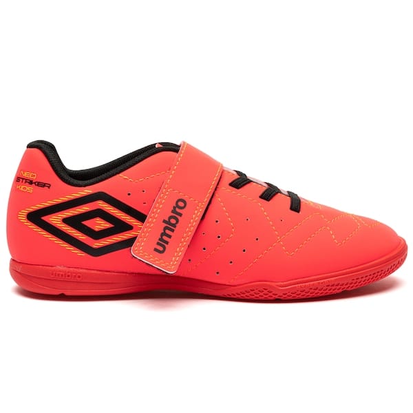 Vista principal Chuteira Futsal Umbro Neo Striker - Infantil Umbro CORAL/PRETO