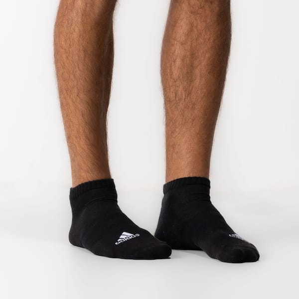 Vista 2 Kit de Meias adidas Cano Baixo com 6 Pares - Adulto Adidas PRETO