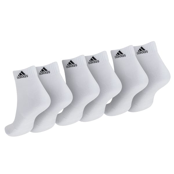 Vista 2 Kit de Meias adidas Sportswear Ankle com 3 pares Adulto Adidas BRANCO