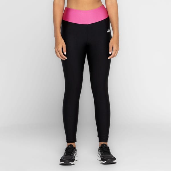 Vista 2 Calça Legging Feminina adidas Latin Colorblock Adidas PRETO