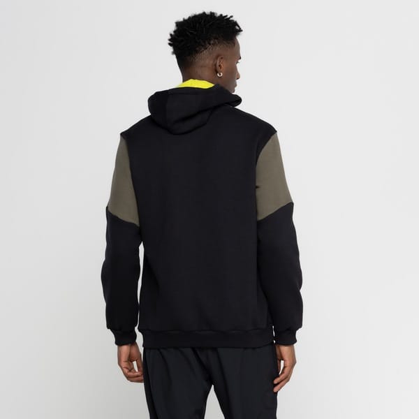 Vista 2 Blusão Masculina Fila com Capuz Colors Fila PRETO/VERDE ESCURO