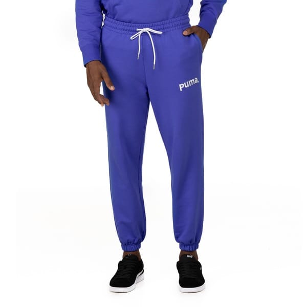 Vista 2 Calça Masculina Puma Team Sweatpants Puma AZUL