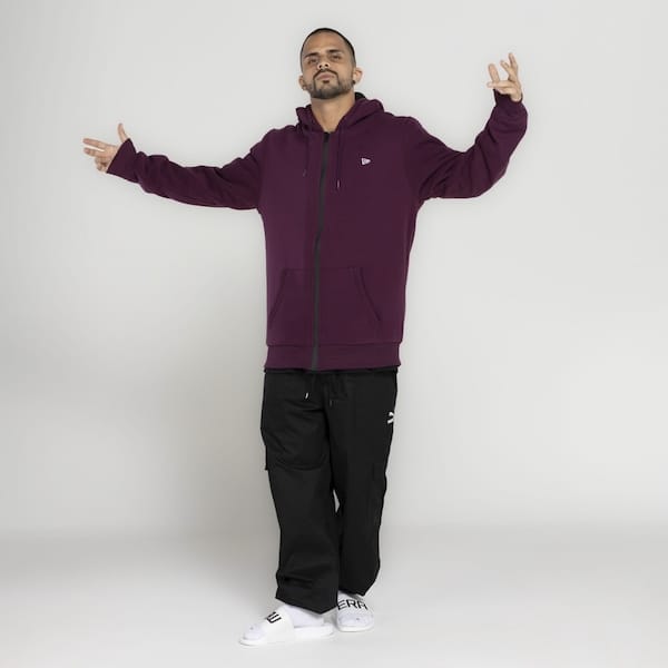 Jaqueta de Moletom com Capuz New Era Essentials Sazonal