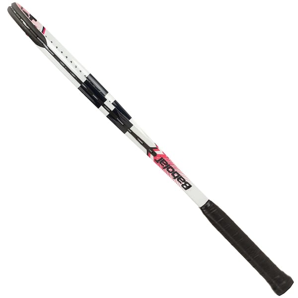 Vista 2 Raquete de Tênis Babolat Feather - Iniciante - Adulto Babolat BRANCO/ROSA