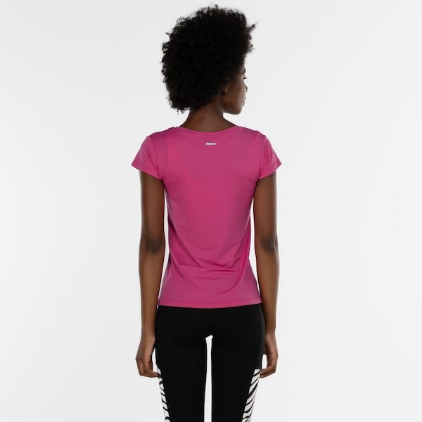 Vista 2 Camiseta Feminina Authen Manga Curta Keepcool Pep Authen ROSA