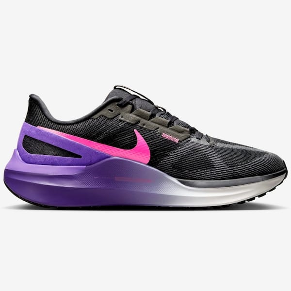 Vista 2 Tênis Nike Air Zoom Structure 25 Masculino Nike PRETO/ROSA ESC