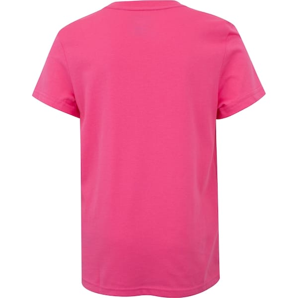 Vista 2 Camiseta Infantil adidas Manga Curta Big Logo Essentials Adidas ROSA