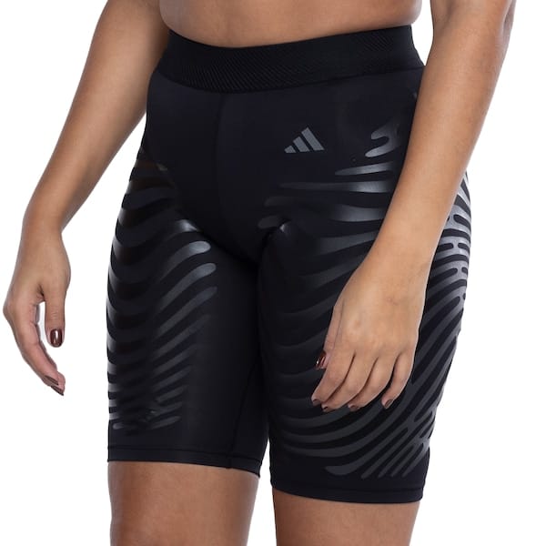 Vista principal Bermuda Feminina adidas Adizero S Tgt R Adidas PRETO/PRETO