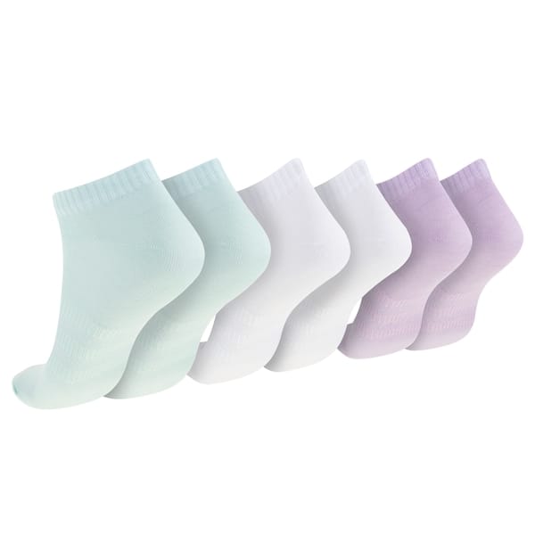 Vista 2 Kit de Meia adidas Cano Curto Sportswear - Adulto - 3 Pares Adidas ROXO CLARO/BRANCO