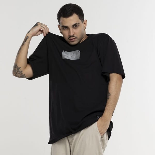 Vista 2 Camiseta Huf Hardware SS Tee HUF PRETO