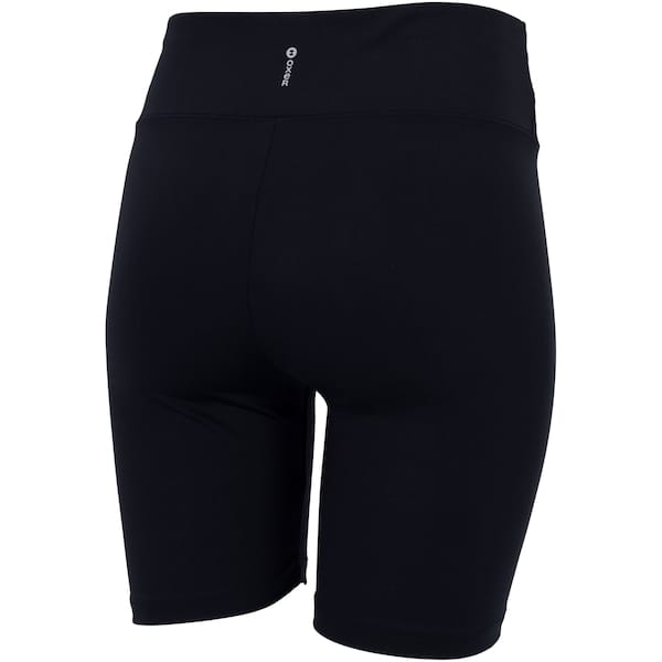 Vista 2 Bermuda Feminina Oxer Arobic Média Compressão Cós Baixo Oxer PRETO