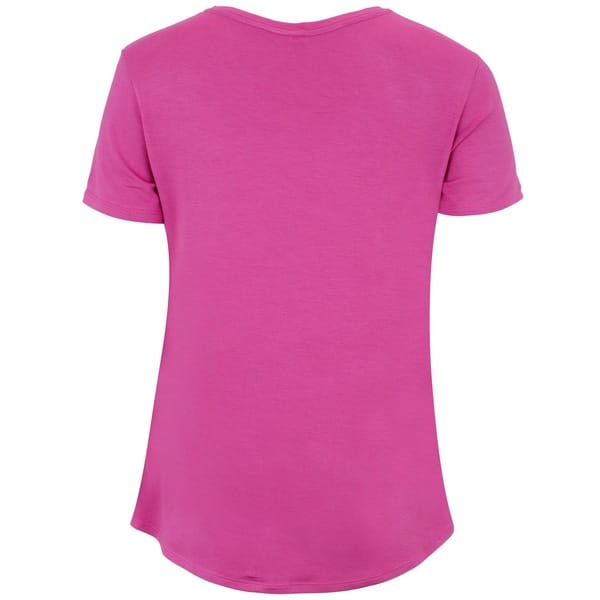 Vista 2 Camiseta Feminina Oxer Manga Curta Cava Tradicional Cord Oxer ROSA