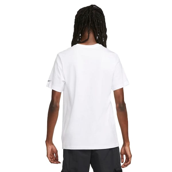Vista 2 Camiseta Masculina Nike Manga Curta Basquete JM HBR Nike BRANCO