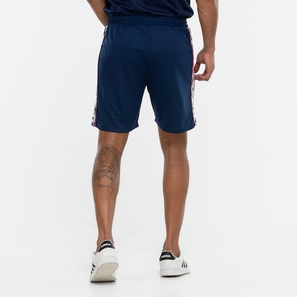 Vista 2 Bermuda Masculina UCL Recorte Class Uefa AZUL ESC/VERDE CLA