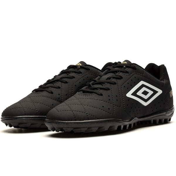 Vista 2 Chuteira Society Umbro Neo Striker Orbit Adulto Umbro PRETO/BRANCO
