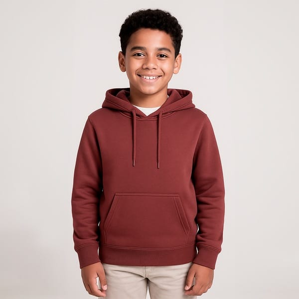 Vista 2 Blusão de Moletom Infantil Oxer com Capuz Canguru Oxer ROSA