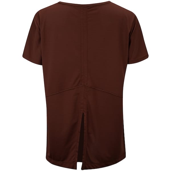 Vista 2 Camiseta Feminina Vestem Manga Curta Dry Fit Vestem MARROM ESCURO