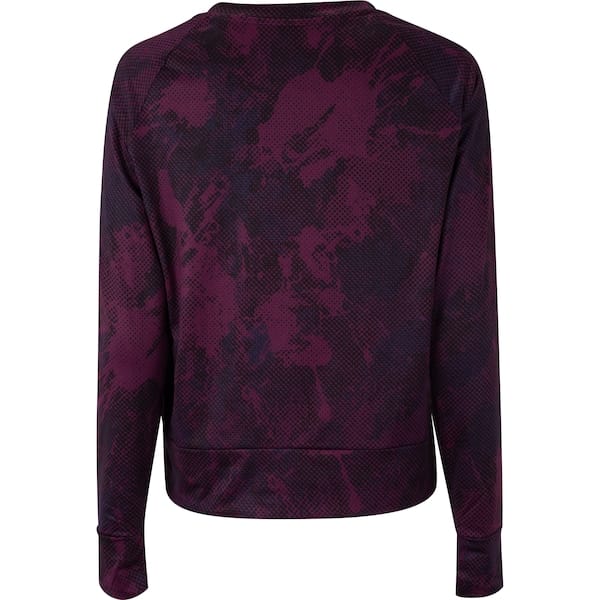 Vista 2 Camiseta Feminina Vestem Manga Longa Anastasia Vestem PRETO/ROXO