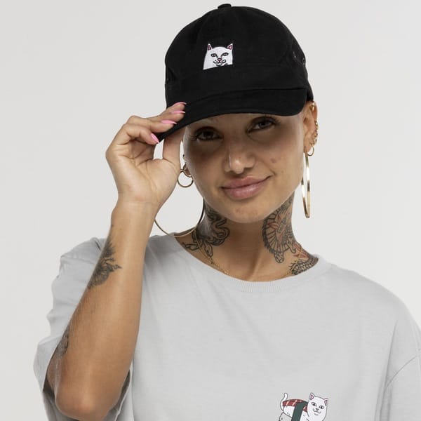Vista 2 Boné Aba Curva Ripndip Strapback 2296 PRETO